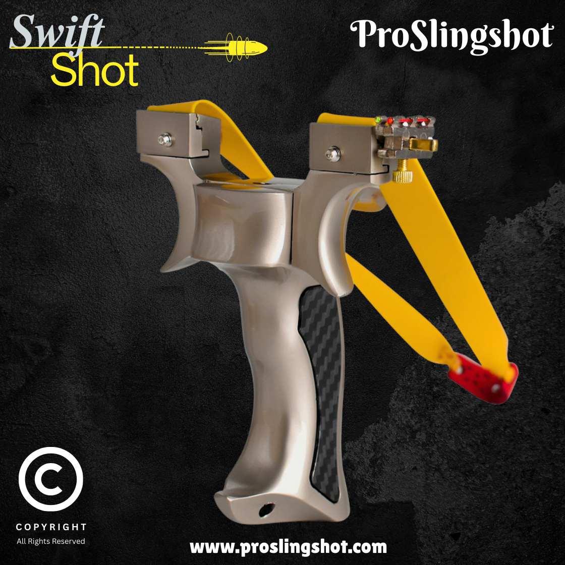 Swift Shot Professional Comfy Stainless Slingshot