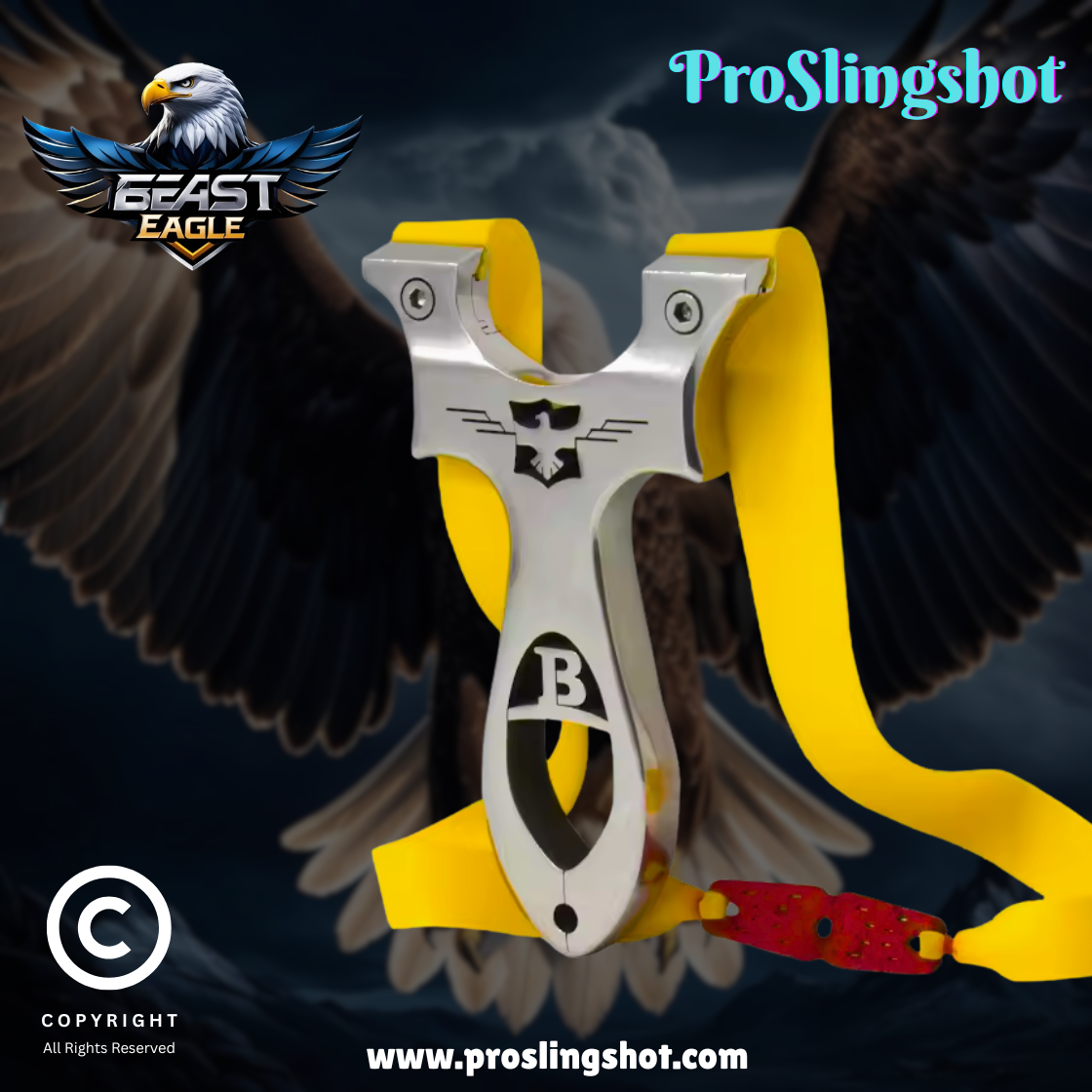 Beast Eagle Stainless Steel Slingshot