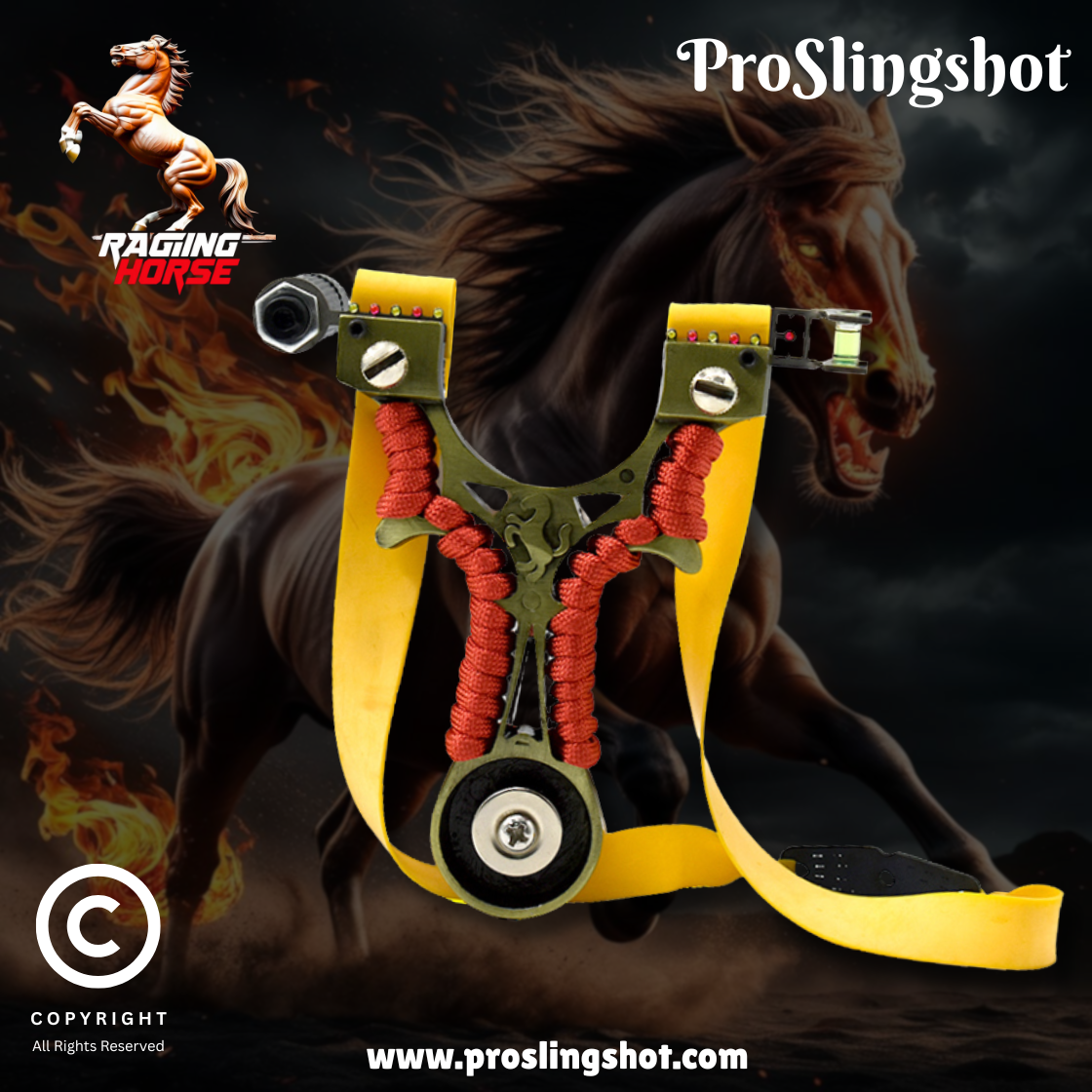 Raging Horse Magnetic Alloy Slingshot
