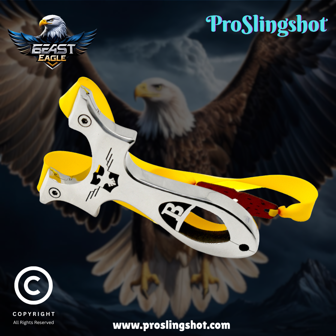 Beast Eagle Stainless Steel Slingshot