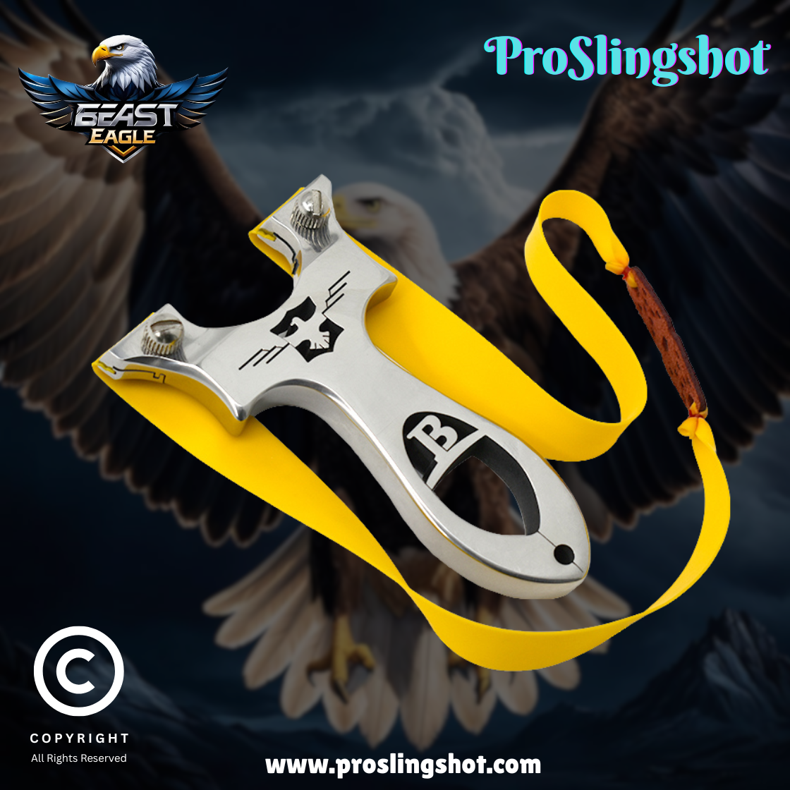Beast Eagle Stainless Steel Slingshot