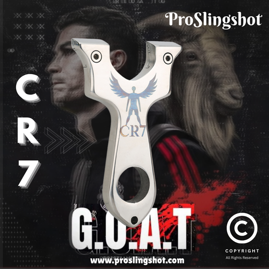 CR7 - G.O.A.T Stainless Steel Slingshot