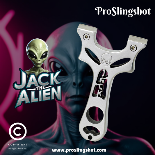 JACK the Alien Stainless Steel Slingshot
