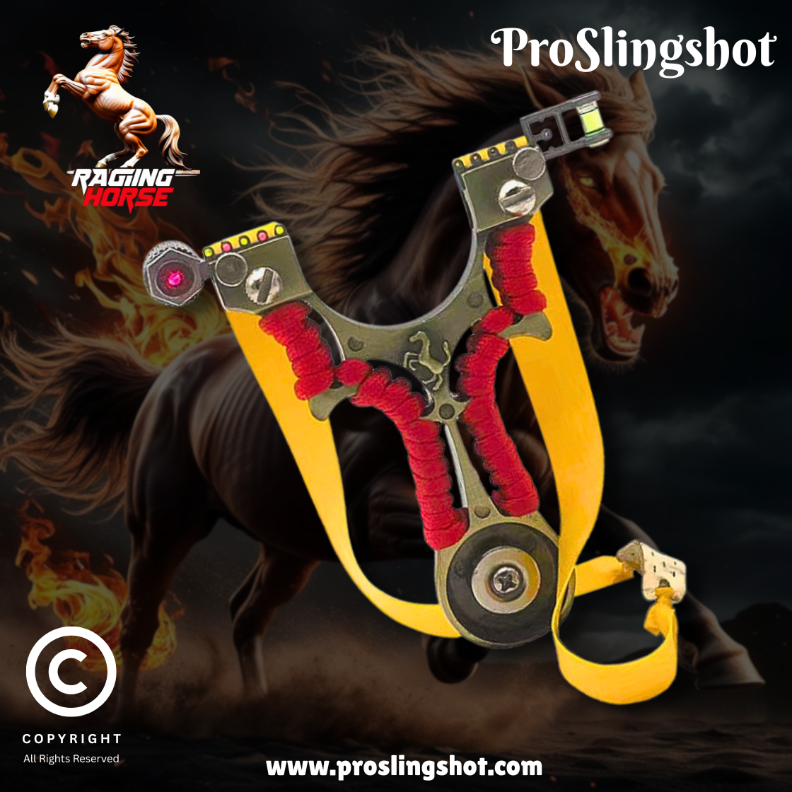 Raging Horse Magnetic Alloy Slingshot