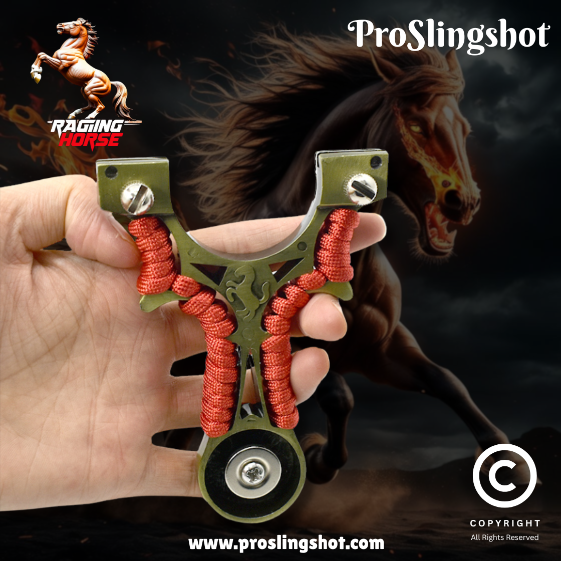Raging Horse Magnetic Alloy Slingshot