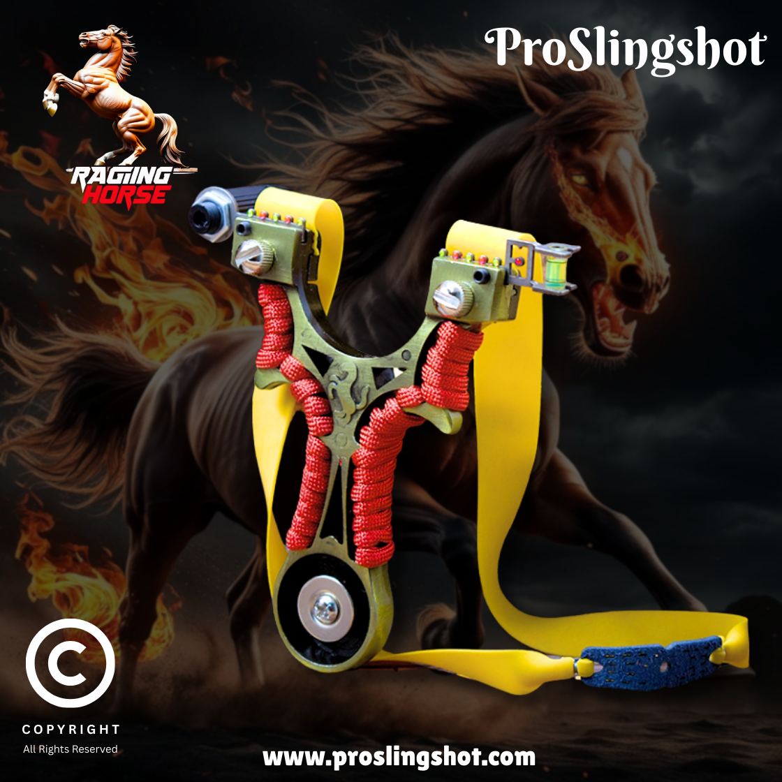 Raging Horse Magnetic Alloy Slingshot