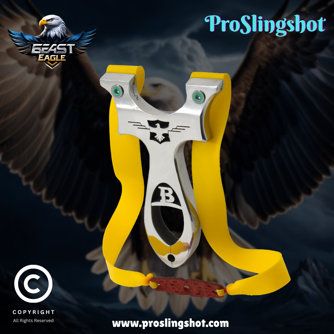 Beast Eagle Stainless Steel Slingshot