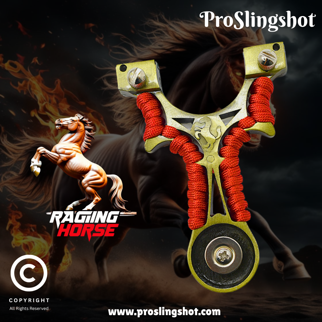 Raging Horse Magnetic Alloy Slingshot