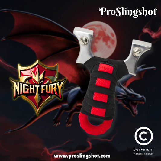 Night Fury Stainless Steel Slingshot